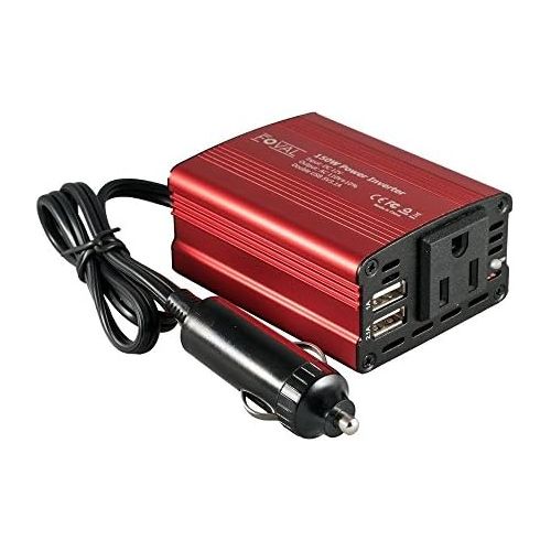  [아마존베스트]Foval 150W Car Power Inverter DC 12V to 110V AC Converter with 3.1A Dual USB Car Charger