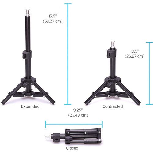  Fovitec 2-Light Product Photography Fluorescent Lighting Kit