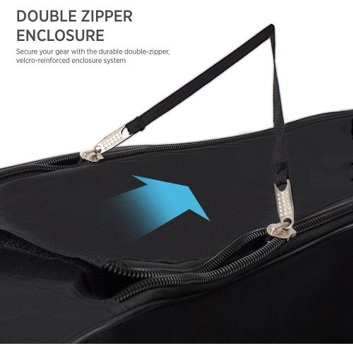  Fovitec - 1x Classic Photography & Video Lighting Equipment Duffle Bag - [35 x 9 x 9][Lightweight][Durable Nylon][Dual Zippers]