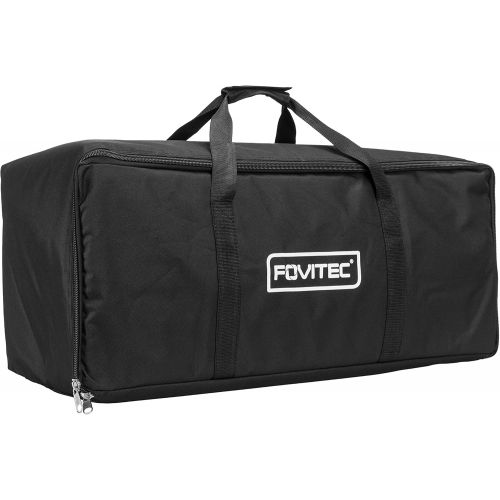  Fovitec - 1x Photography Studio Lighting Equipment Bag - [30 x 12 x10][Lightweight][Heavy Duty Durable Nylon][Dual Zippers]