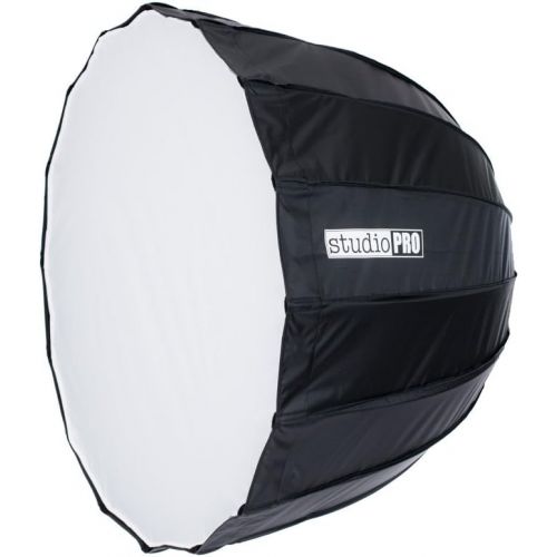  Fovitec StudioPRO SPK30-001 Rods Parabolic Softbox 35 16 for Bowens Monolights with Mounting Arm, Black