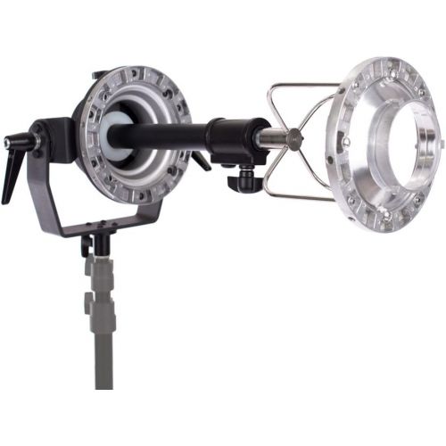  Fovitec StudioPRO SPK30-001 Rods Parabolic Softbox 35 16 for Bowens Monolights with Mounting Arm, Black