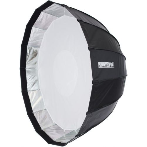  Fovitec StudioPRO SP30-008-47 Photo Studio Flash Strobe Deep Parabolic Softbox, 47, Black