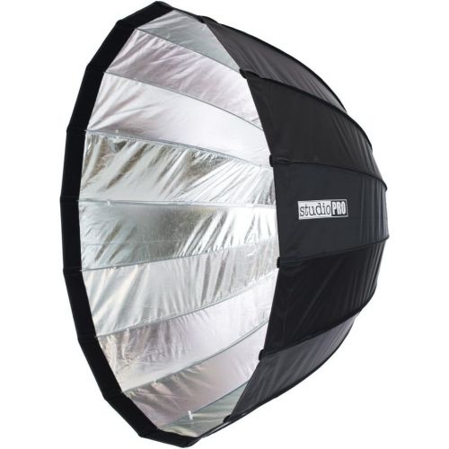  Fovitec StudioPRO SP30-008-47 Photo Studio Flash Strobe Deep Parabolic Softbox, 47, Black