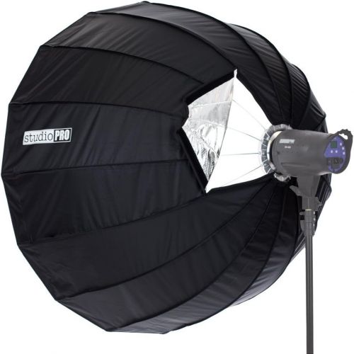  Fovitec StudioPRO SP30-008-47 Photo Studio Flash Strobe Deep Parabolic Softbox, 47, Black