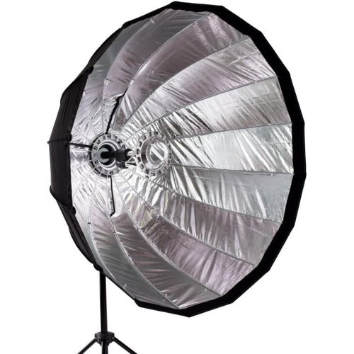  Fovitec StudioPRO SP30-008-47 Photo Studio Flash Strobe Deep Parabolic Softbox, 47, Black