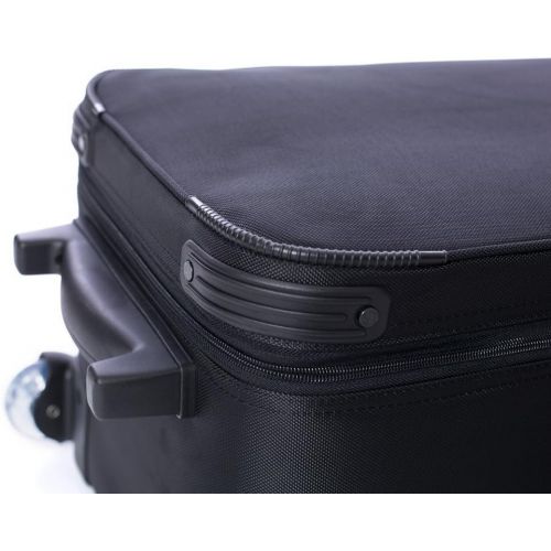  Fovitec - 1x Professional Photography & Video Lighting Equipment Roller Bag - [44” x 14” x 10”][EZ Glide Wheels][Durable Webbed Nylon][Fleece Lining]