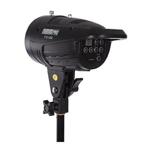  Fovitec StudioPRO 400 Watt SD-400 Monolight Flash Strobe Light with S-type Bowens Style Mount and 7 Standard S-type Bowens Reflector, modeling lamp, for Portrait Location Photograp