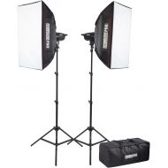 Fovitec StudioPRO 400Ws Two Strobe 33 Umbrella Kit & Carrying Case