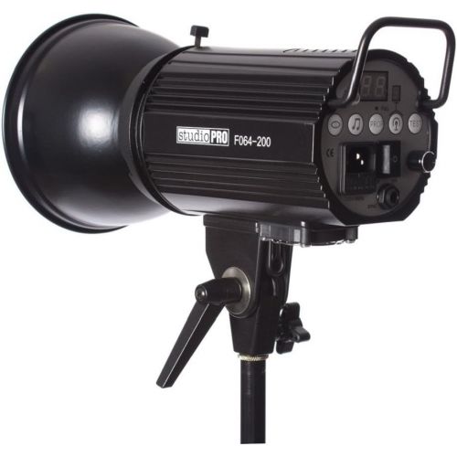  Fovitec StudioPRO SDX-200 Photography Studio Monolight, Professional Studio Strobe Flash Lighting Head 200 Wattss