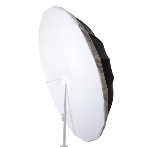 Fovitec StudioPRO Photo Studio Photography Lighting Professional White with Black Parabolic Umbrella - 6 feet