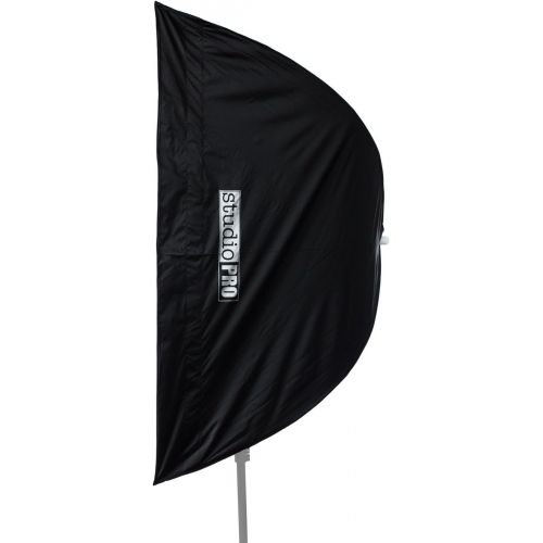  Fovitec StudioPRO Photo Studio Monolight Strobe Recessed Mega Extra Deep Umbrella Softbox for Speedlight - 50 Inches
