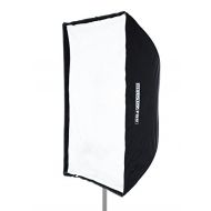 Fovitec StudioPRO Photo Studio Speedlight Flash Strobe Rectangle Umbrella Softbox with Grid - 24x36