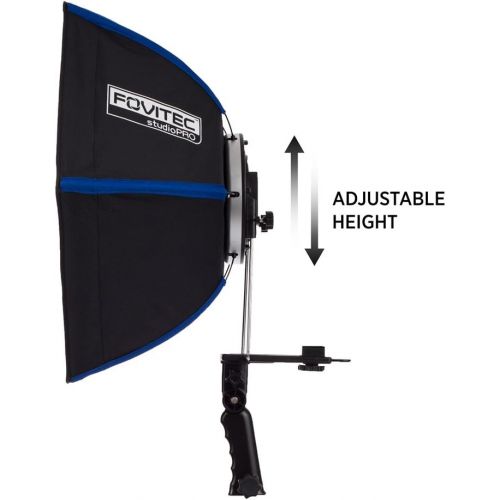  Fovitec - 1x 24 Photography Travel Hexagon Softbox - [Easy Set-up][Durable Nylon][Lightweight][Hand Grip][Carry Bag Included]