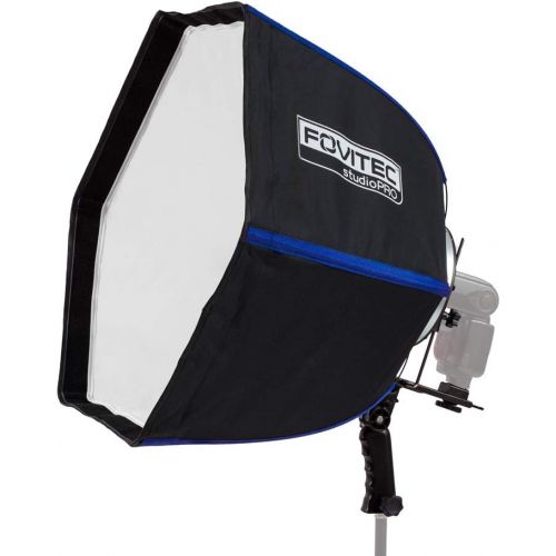  Fovitec - 1x 24 Photography Travel Hexagon Softbox - [Easy Set-up][Durable Nylon][Lightweight][Hand Grip][Carry Bag Included]
