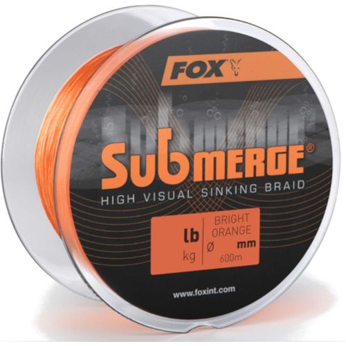  [아마존베스트]Fox Submerge high Visual orange Sinking Braid - 600m Karpfenschnur, Hauptschnur zum Karpfenfischen, geflochtene Angelschnur fuer Karpfen