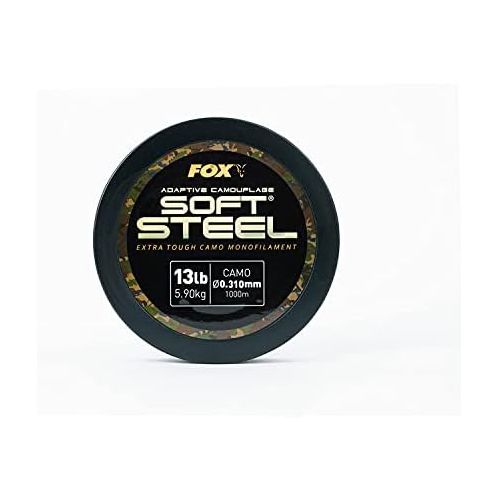  [아마존베스트]Fox Line Soft Steel Adaptive Camo Mono 1000 m 0.37 mm 9.07 kg (20 lb)