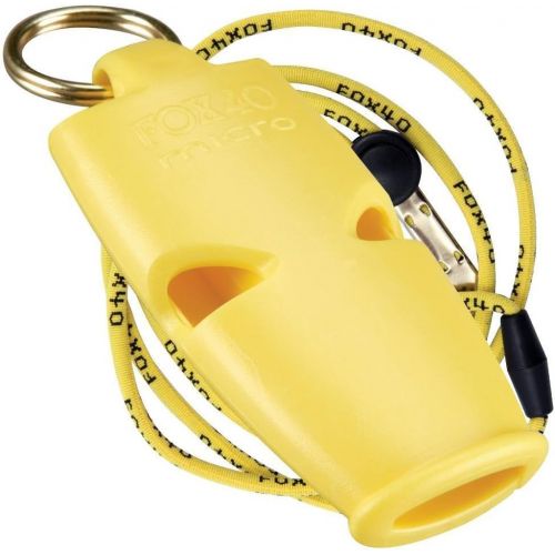  Fox 40 Micro Safety Whistle with Breakaway Lanyard Red
