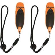 Fox 40 Tide Rider Windsor Single Tone Electronic Hand-Held Whistle Referee (2-Pack)