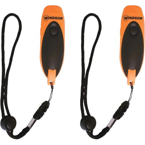  Fox 40 Tide Rider Windsor Single Tone Electronic Hand-Held Whistle Referee (2-Pack)