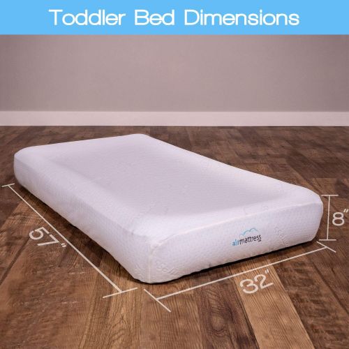  Fox Air Beds Air Mattress Toddler Inflatable Travel Bed with Safety Rail, Free Pump and Bed Sheet | Fits Children who Sleep in a Standard Crib