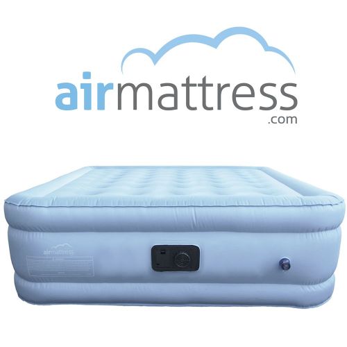  Fox Air Beds Air Mattress - Best Choice Raised Inflatable Bed with Fitted Sheet and Bed Skirt - Built-in High Capacity Airbed Pump