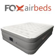 Fox Air Beds Best Inflatable Bed By Fox Airbeds - Plush High Rise Air Mattress in King, Queen, Full and Twin (Queen)