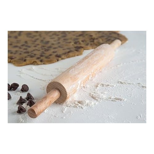  Fox Run Small Rolling Pin, Wood, 6-Inch Barrel