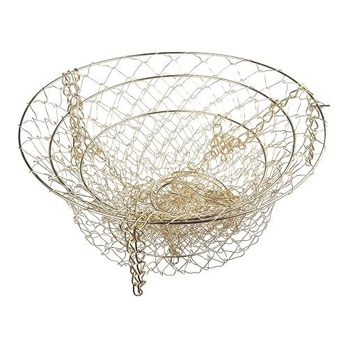  Fox Run Gold 3-Tier Kitchen Hanging Fruit Basket, 32-Inches