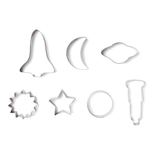  Fox Run Science Cookie Cutter Set, Astronomy Cookie Cutters, Set of 7