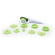 Fox Run Pie Top Cutters and Decorating Kit, 11-Piece Set, Green