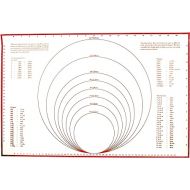 Fox Run Pastry/Baking Mat with Measurements, Silicone