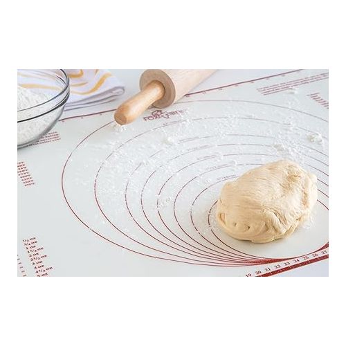  Fox Run Pastry/Baking Mat with Measurements, Silicone