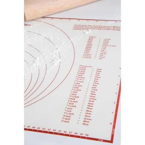  Fox Run Pastry/Baking Mat with Measurements, Silicone