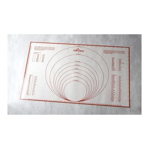  Fox Run Pastry/Baking Mat with Measurements, Silicone