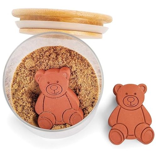  Fox Run Brown Sugar Bear, Set of Two Keeper and Saver, 2 Count (Pack of 1)