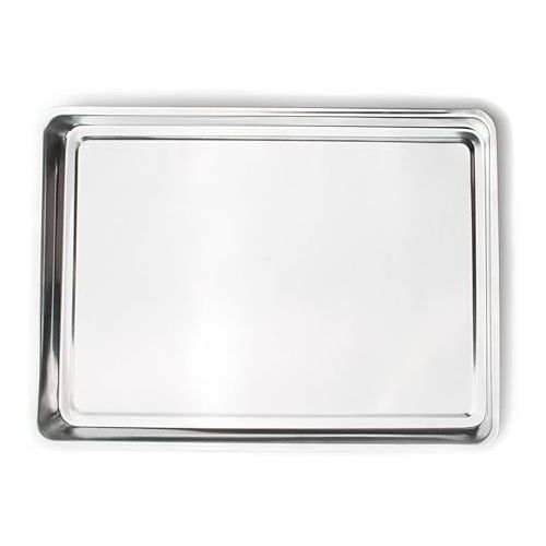  Fox Run Stainless Steel Jelly Roll Pan & Cookie Baking Sheet, 16.25 x 11.25 x 0.75 inches