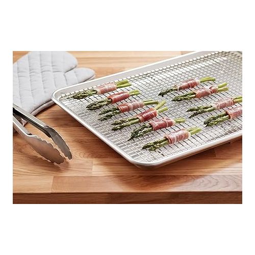  Fox Run Stainless Steel Cooling Rack, 12 x 17 x 1 inches, Metallic