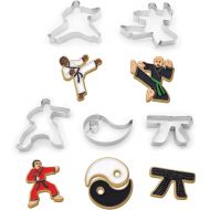 Fox Run Brands Karate Cookie Cutters, 7 x 7 x 1.25 inches, Metallic