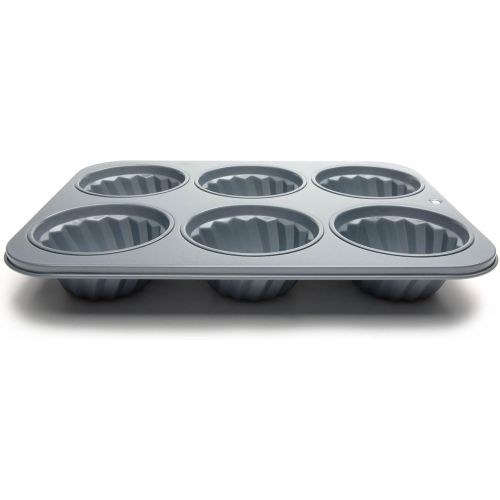  Fox Run Fluted Muffin Pan, 14 x 10.5 x 2 inches, Metallic: Wilton Muffin Pan: Kitchen & Dining