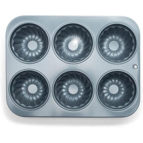  Fox Run Fluted Muffin Pan, 14 x 10.5 x 2 inches, Metallic: Wilton Muffin Pan: Kitchen & Dining