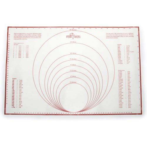  Fox Run 4724 Pastry/Baking Mat with Measurements, Silicone: Measuring Tools: Kitchen & Dining