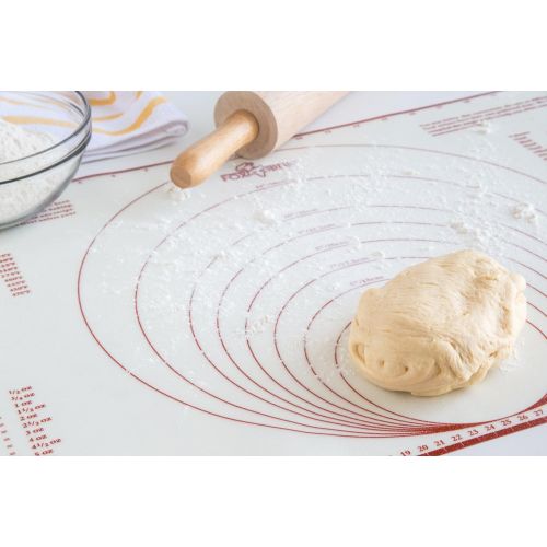  Fox Run 4724 Pastry/Baking Mat with Measurements, Silicone: Measuring Tools: Kitchen & Dining