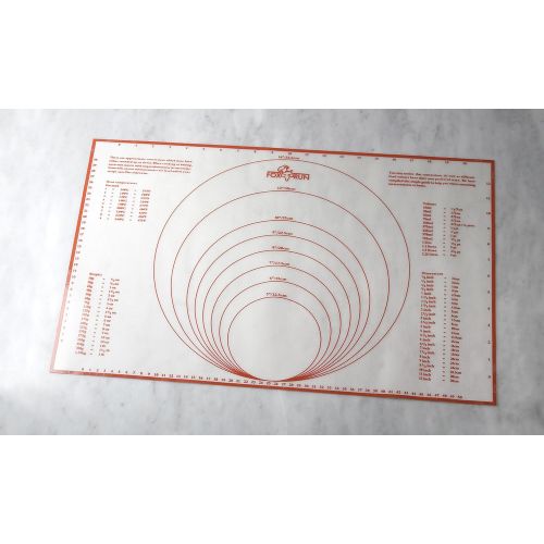  Fox Run 4724 Pastry/Baking Mat with Measurements, Silicone: Measuring Tools: Kitchen & Dining