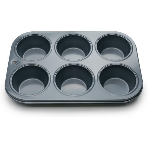  Fox Run 4454 Muffin Pan, 6-Cup, Preferred Non-Stick: Kitchen & Dining
