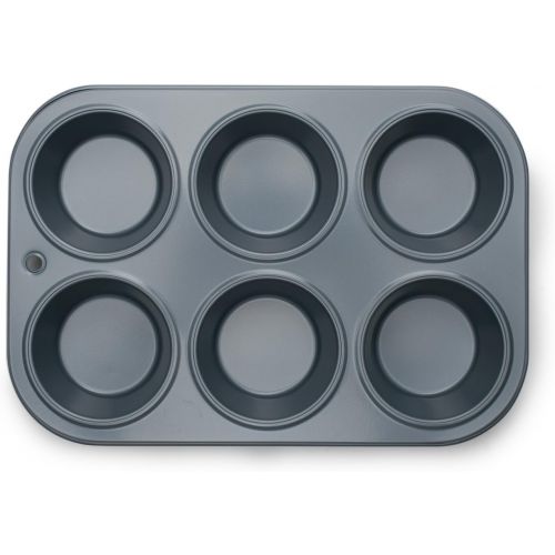  Fox Run 4454 Muffin Pan, 6-Cup, Preferred Non-Stick: Kitchen & Dining