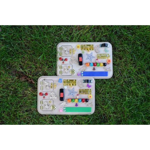  FoxFamilyBoutique Personalized Toy Busy board Gift 1st Baby gifts 2nd Birthday Travel toys Baby toys Busyboard Sensory toys Activity for Baby Latch Board