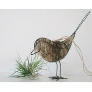 FoxHillLlamas Native Bird Nester. Wire Bird with Llama Fibre Nesting Material. Mothers Day Gift, Spring Gift, Gift for Nature