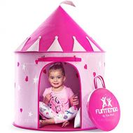 [아마존베스트]Foxprint Princess Castle Play Tent With Glow In The Dark Stars, Conveniently Folds In To A Carrying Case, Your Kids Will Enjoy This Foldable Pop Up Pink Play Tent/House Toy For Ind
