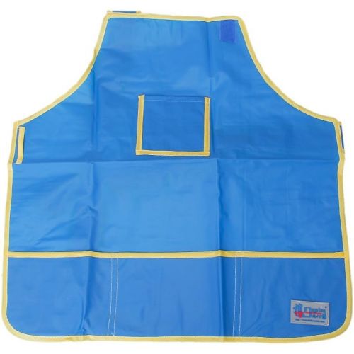  [아마존베스트]Foxnovo Children Kids Waterproof Art Craft Apron Smock for DIY Painting Drawing (Blue)